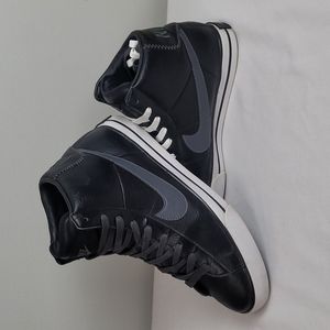 Nike Sweet classic high black and gray leather shoes